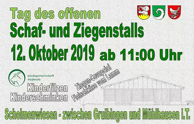 Tag des offenen Schaf- und Ziegenstalls